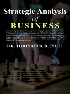 cover image of Strategic Analysis